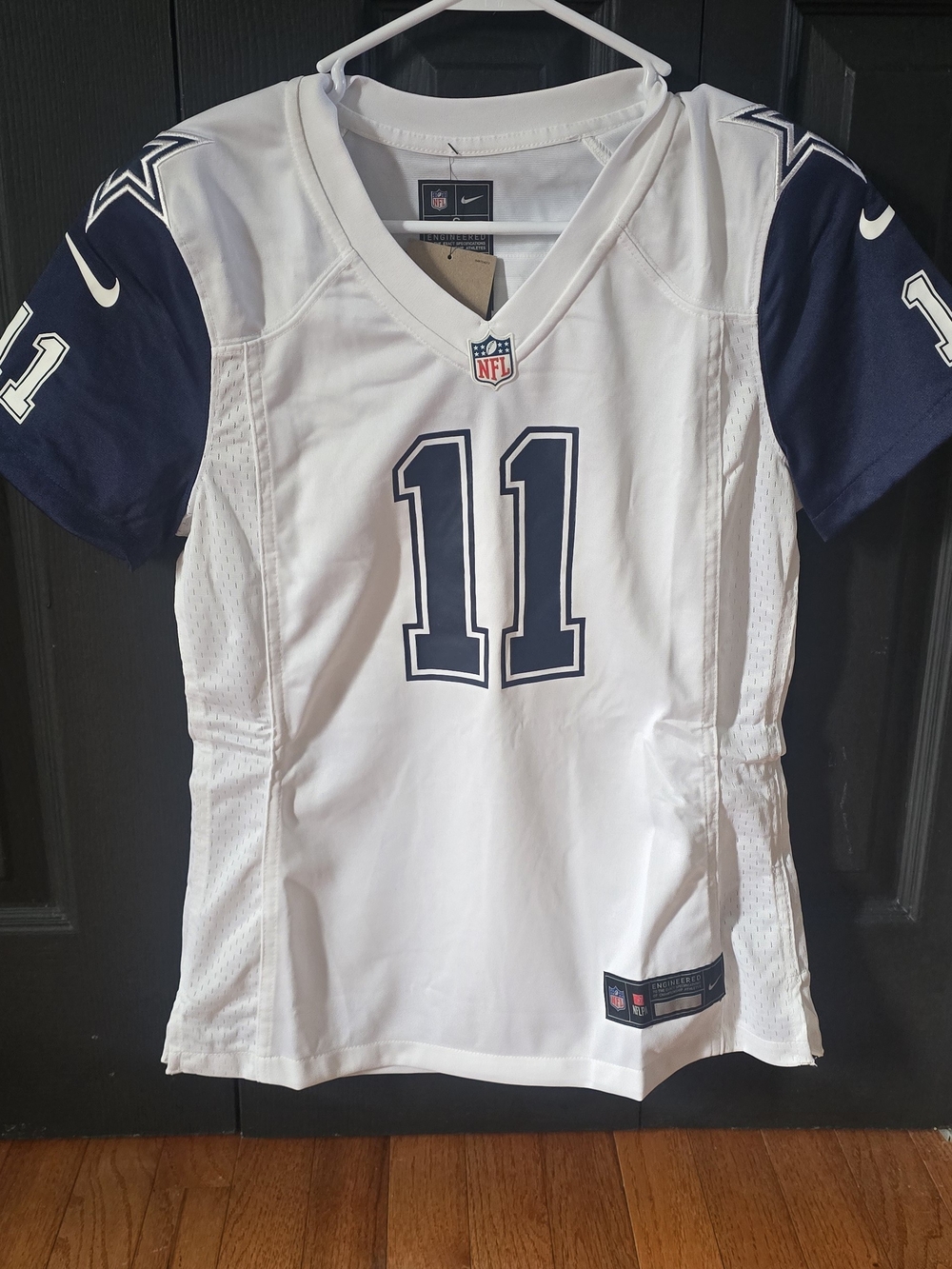 Womans Size Small, White & Navy Parsons #11 Football Jersey Nike NFL - Picture 3 of 6